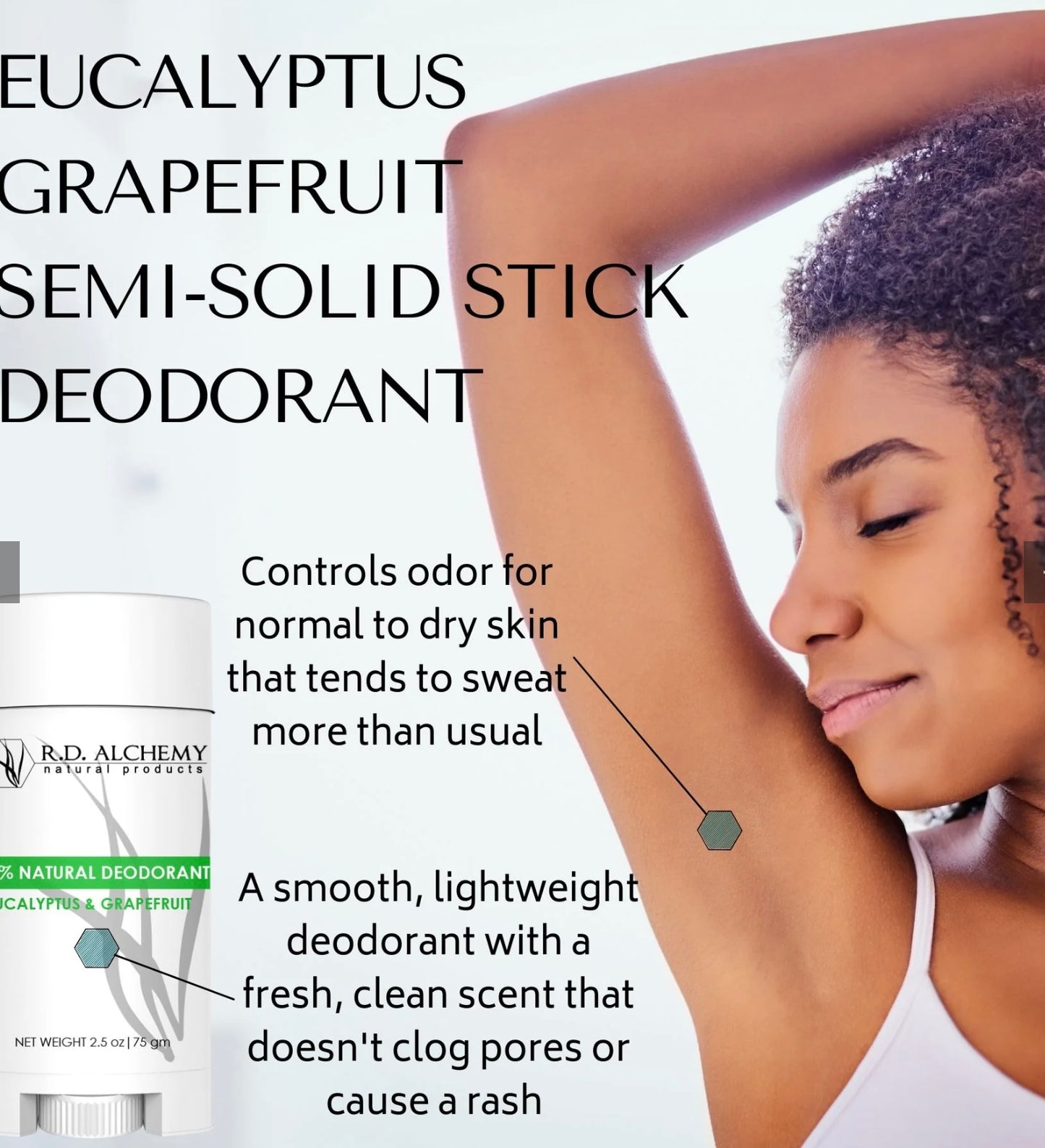 Eucalyptus Semi-Solid Stick Deodorant