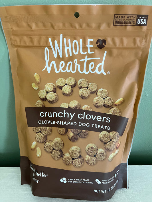 Whole Hearted Crunchy Clovers Dog Treats 10 oz.